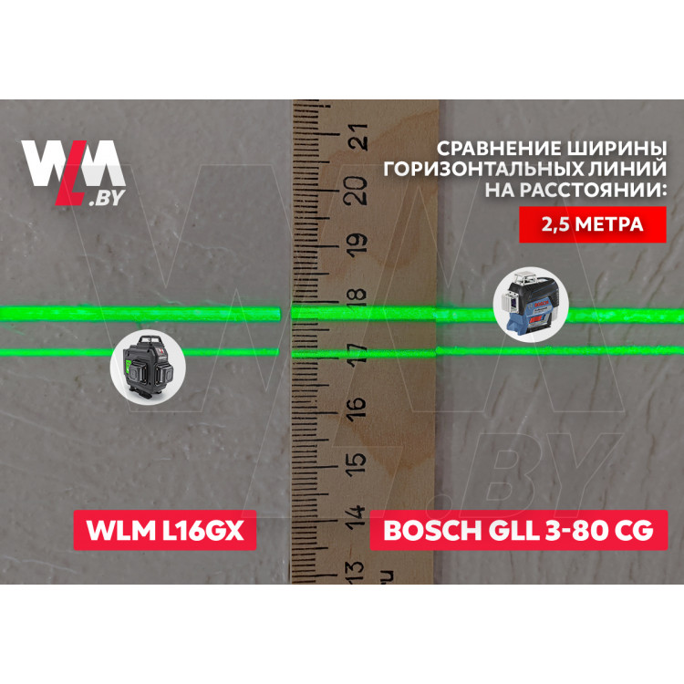 Лазерный нивелир 4D WLM L16GX